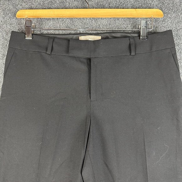 Banana Republic Pants Womens 8 Martin Fit Black Wool Stretch Lined Pockets - Picture 3 of 7